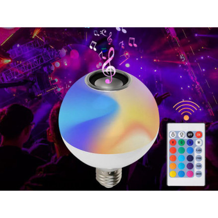 12W LED Bluetooth Speaker Bulb