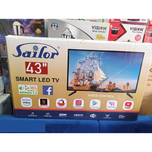 Sailor 43" Single Glass Google Assistance Android TV