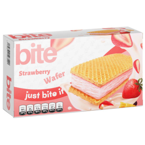 Bite Strawberry Wafer 60gm