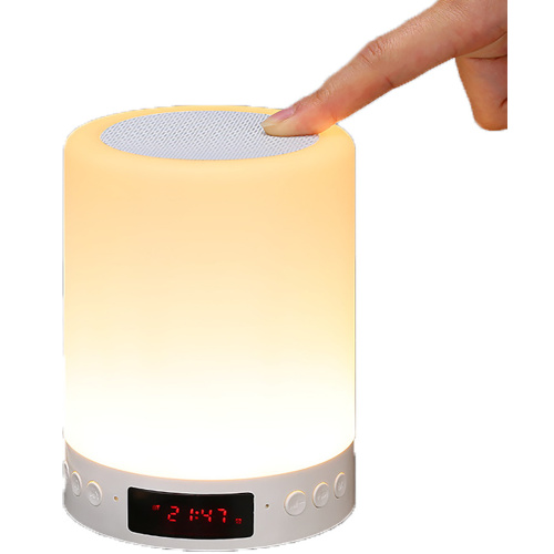 Colorful Light Bluetooth Speaker with Clock