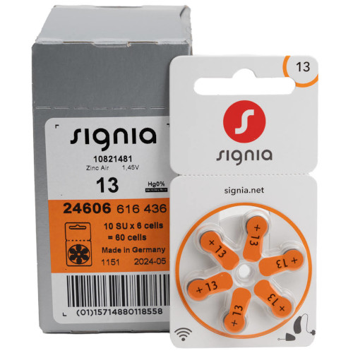 Signia 13-Size Hearing Aid Battery