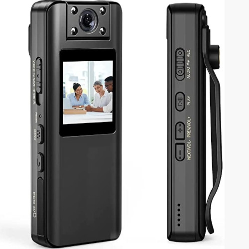 A22 Mini Body Camera with 1.3-inch Display