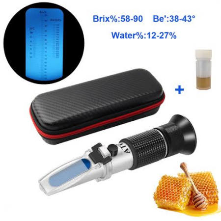 58-90% Brix Aluminum Honey Refractometer