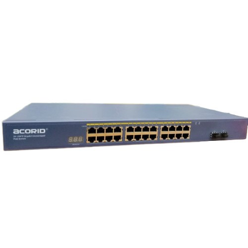 Acorid 24 Gigabit PoE & 2 SFP Switch