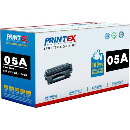 Printex 05A Black Toner Cartridge 2500 Pages Yield