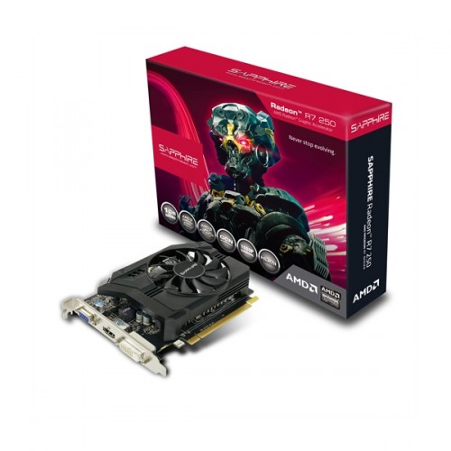 Sapphire AMD Radeon R7 250 1GB GDDR5 Graphics Card