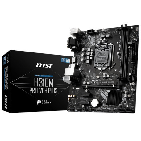 MSI H310M PRO-VDH Plus 9th Gen Micro-ATX Motherboard
