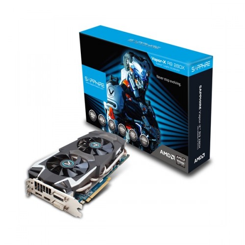 Sapphire R9 280X Vapor-X 3GB GDDR5 OC Graphics Card