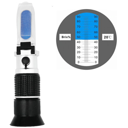 ATC 0-90% Handheld Fruit Juice Tester Refractometer