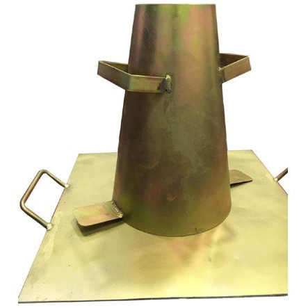 Slump Cone with Tamping Rod and Base Plate