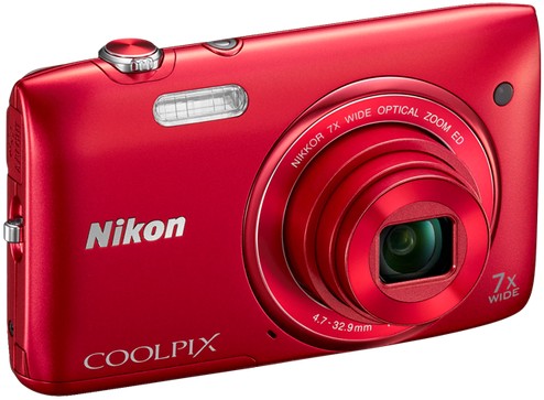Nikon Coolpix S3400 20.48MP 7x Optical Zoom Camera