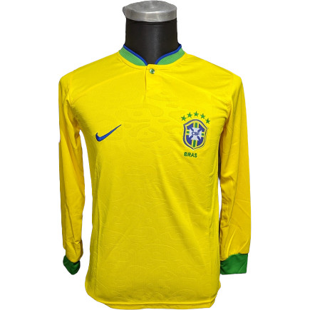 Brasil Full-Sleeve Home Jersey