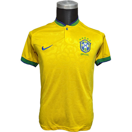 Brasil Half-Sleeve Home Jersey