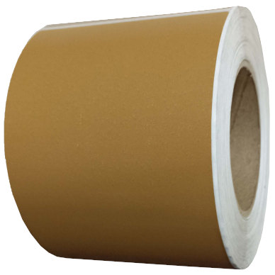 Brown Color Barcode Thermal Sticker 102 x 152mm