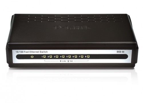 D-Link DSS-8E 8-Port 10/100 Unmanaged Desktop Switch