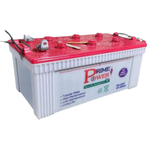 Prime Power 200Ah Tubular Battery for IPS