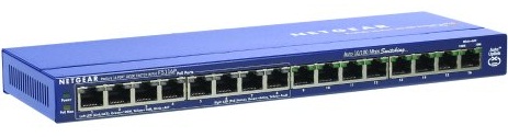 Netgear FS116P 16-port 10/100Mbps Switch 8-port POE