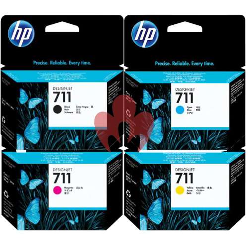 HP 711 129-ml Genuine Full Set Ink Cartridge