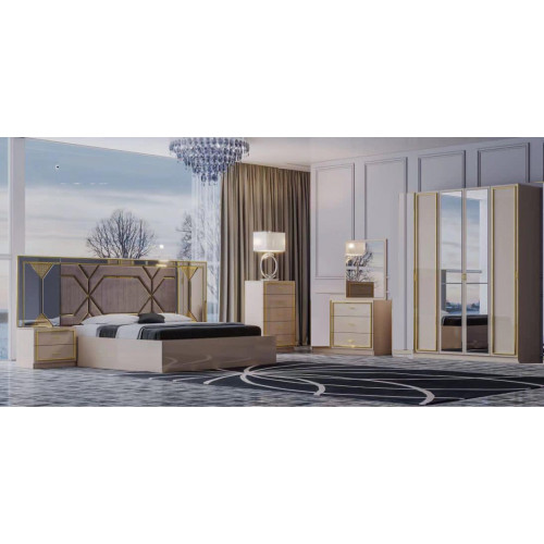 Italian Style Modern Bedroom Set BRS57