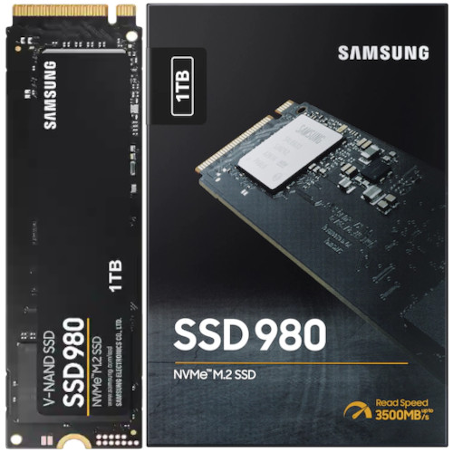 Samsung 980 1TB PCIe 3.0 M.2 NVMe SSD