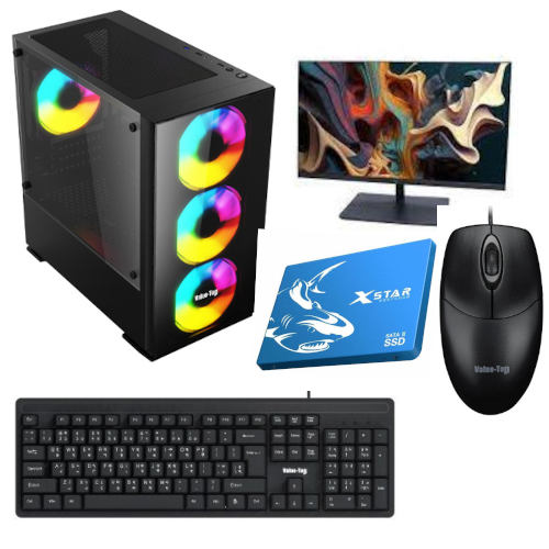 Desktop PC Core i3 12th Gen 512GB SSD 22'' Monitor