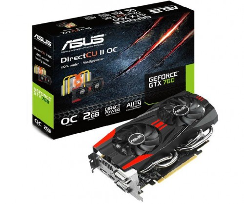 Asus GeForce GTX 760 2GB DDR5 Gaming Graphics Card