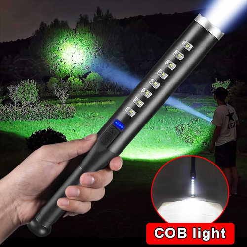 Baseball Bat Rechargeable LED Flashlight
