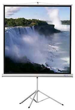 EZ 96"/96" Tripod or Wall Type Projection Screen