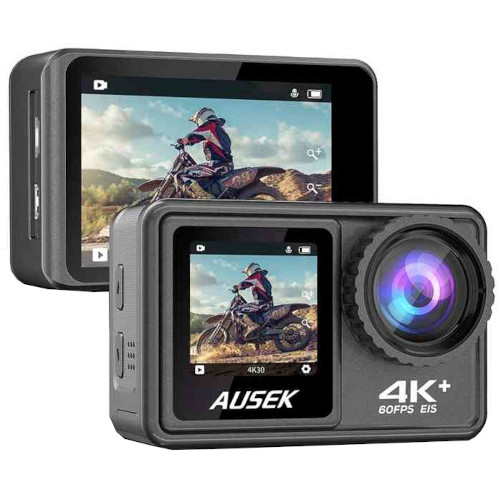 Ausek Q60TR 4K Dual Touch Action Camera