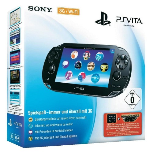 Sony PSVITA PCH-1006 Console 1000 Series 3G WiFi Game