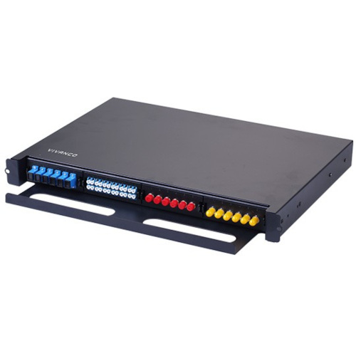 Vivanco VCFPSTNSLN241 24-Port Optic Fiber Patch Panel