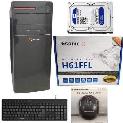 Desktop Core i3 3rd Gen 4GB RAM 500GB HDD Student PC