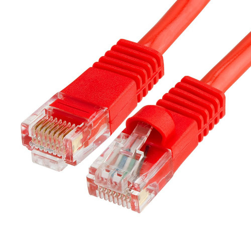 Cat6A 1-Meter UTP Patch Cord Cable (Red)
