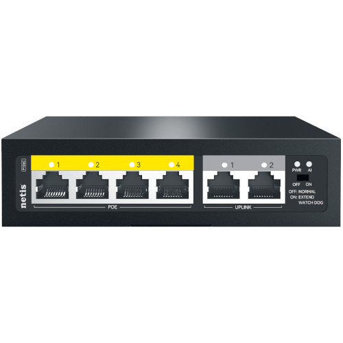 Netis P106C 6-Port Standard PoE Switch