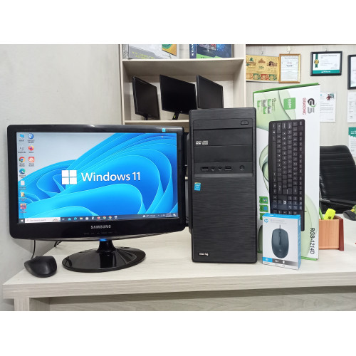 Desktop PC Dual Core 19" LED 4GB RAM & 500GB HDD