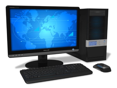 Desktop Economy PC Intel 1.8 GHz 2GB RAM LCD Monitor