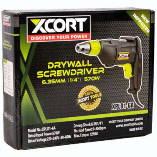 Xcort XPL01-6A 570W Drywall 6.35mm Screwdriver