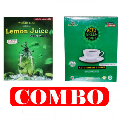 Keto Green Coffee & Natural Lemon Juice Combo