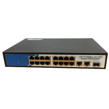 Champion CP-PE2116GN 16+2G Port Smart PoE Switch