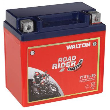 Walton YTX7L-BS Road Rider Bike Battery