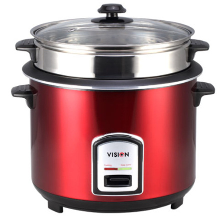 Vision RC-1.8 L REL-40-06 SS Red Rice Cooker