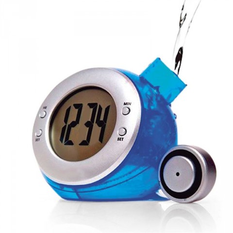 Water-Powered Digital Clock Runs on Natural Hydro Power