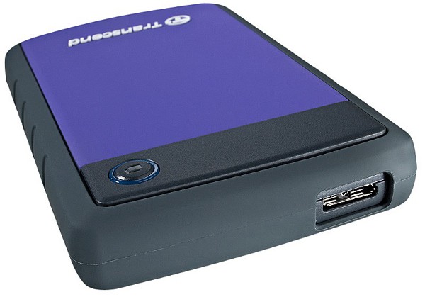 Transcend StoreJet 25H3P 1TB USB 3.0 Portable Hard Disk
