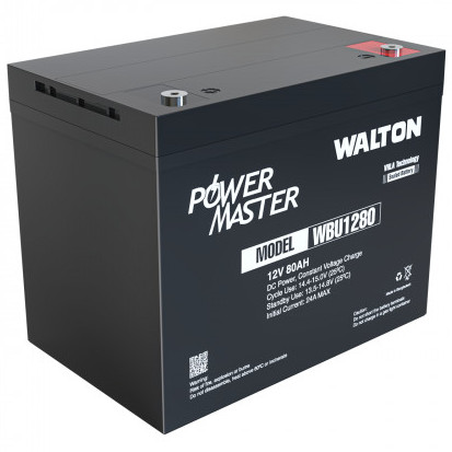 Walton Power Master WBU1280 80AH Sealed Battery