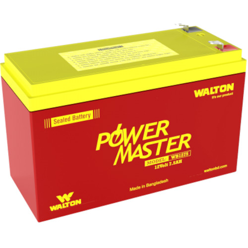 Walton Power Master WB1275 7.5Ah Sealed Battery