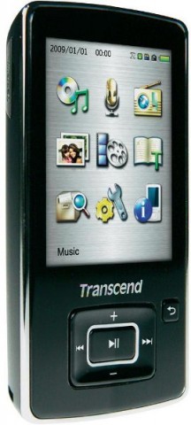 Transcend MP870 8GB MP4 Player with 2.4-inch Screen