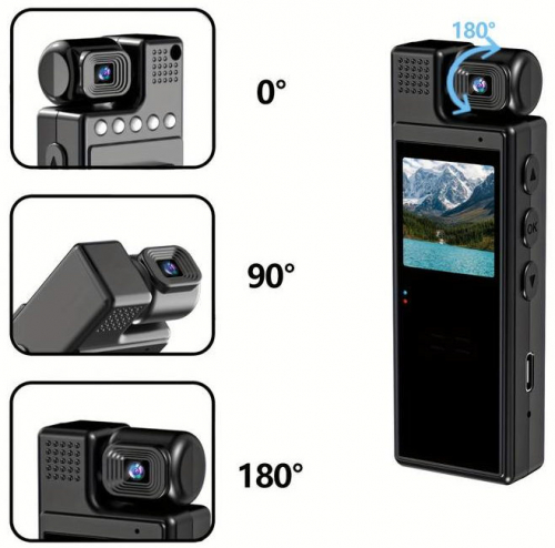 L9 HD Night Vision Mini Body Camera