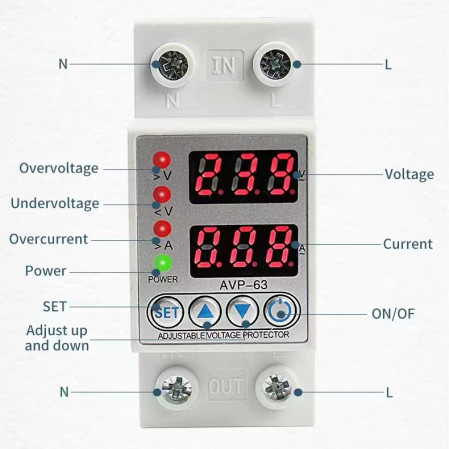 ZOII Adjustable Voltage Protector Circuit Breaker