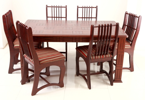 Jerin Dining Table Set with Unique Design Chair