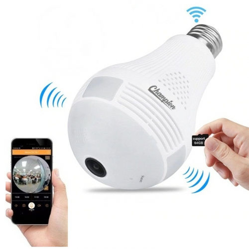 360-Degree Bulb System IP Camera
